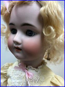 25 Antique German Bisque Doll Heinrich Handwerck Simon Halbig Blonde #SC1