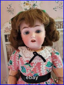25 Antique German Bisque Doll Kestner Catterfelder Puppen Sleep Pierced Ears 25 Antique German Bisque Doll Kestner Catterfelder Puppen Sleep Pierced Ears