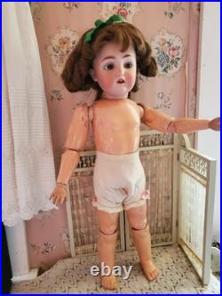 25 Antique German Bisque Doll Kestner Catterfelder Puppen Sleep Pierced Ears 25 Antique German Bisque Doll Kestner Catterfelder Puppen Sleep Pierced Ears