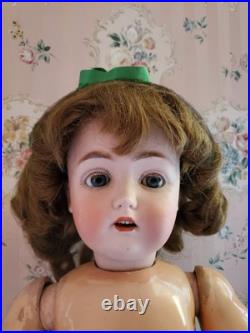 25 Antique German Bisque Doll Kestner Catterfelder Puppen Sleep Pierced Ears 25 Antique German Bisque Doll Kestner Catterfelder Puppen Sleep Pierced Ears
