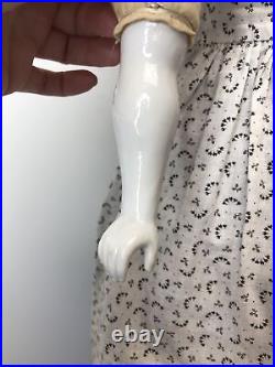 26.5 Antique German Alt Beck Gottschaulck ABG High Brow 1850-1860 China Doll L 26.5 Antique German Alt Beck Gottschaulck ABG High Brow 1850-1860 China Doll L