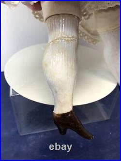 26.5 Antique German Alt Beck Gottschaulck ABG High Brow 1850-1860 China Doll L 26.5 Antique German Alt Beck Gottschaulck ABG High Brow 1850-1860 China Doll L