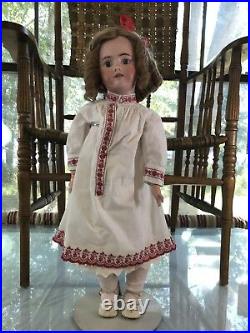 26 Antique German Bisque Head Doll All Antique