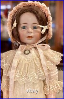 26 Antique German Bisque Simon Halbig 1488 Erika Doll withOriginal Wig