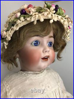 26 Antique German JD Kestner 260 1916 Bisque Doll Compo BJ Body BL Eyes #L