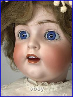 26 Antique German JD Kestner 260 1916 Bisque Doll Compo BJ Body BL Eyes #L