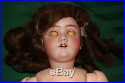 27.5 Antique German DEP Handwerck Beautiful open mouth Doll, head stamp 5 1/2