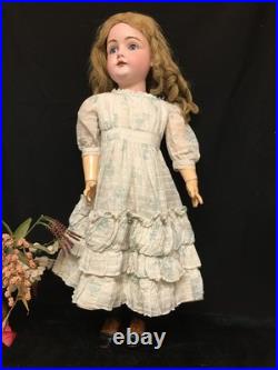 27 Antique German Kestner Bisque Doll Sleep eyes, Original Ball Jointed Body