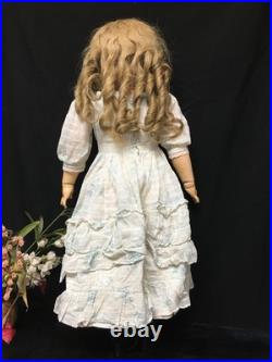 27 Antique German Kestner Bisque Doll Sleep eyes, Original Ball Jointed Body