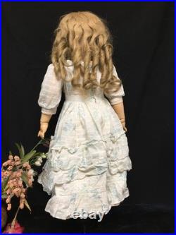 27 Antique German Kestner Bisque Doll Sleep eyes, Original Ball Jointed Body