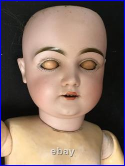 27 Antique German Kestner Bisque Doll Sleep eyes, Original Ball Jointed Body