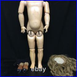 27 Antique German Kestner Bisque Doll Sleep eyes, Original Ball Jointed Body
