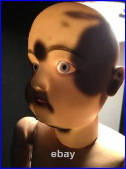 27 Antique German Kestner Bisque Doll Sleep eyes, Original Ball Jointed Body