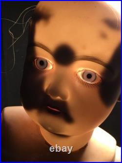 27 Antique German Kestner Bisque Doll Sleep eyes, Original Ball Jointed Body