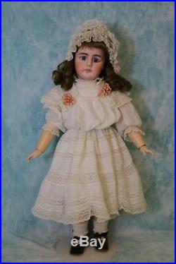 27 Inch Simon and Halbig 949 Closed Mouth German Character Doll Antique Clothing