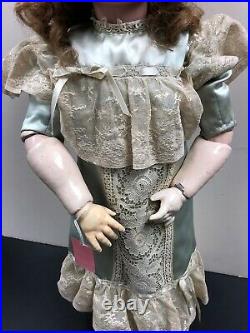 29 Antique German Kammer & Reinhart Bisque Doll 192 Adorable Blonde Curls #SC1
