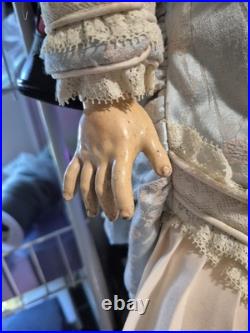 29 Antique Kestner 164 M 15¾ German Bisque Head Doll. Vintage blonde wig