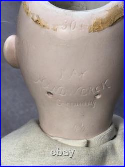 29 Max Handwerck Antique German Doll in Hand Made Sailor Dress FG-56