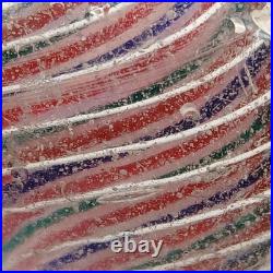 2.1 Antique German 3-Stage Caged Solid Core Swirl Marble-UV-Black Ribbon- #Q127