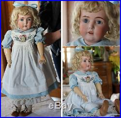 31 Beautiful Antique Kestner Doll #171 Germany, Orig. Luster wood &compo body