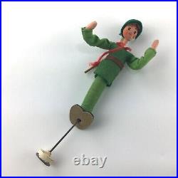 5 German BAPS Rod Puppets Lot Vintage Antique