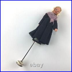 5 German BAPS Rod Puppets Lot Vintage Antique