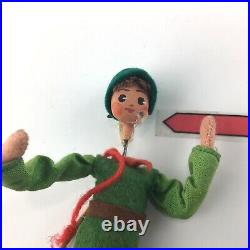 5 German BAPS Rod Puppets Lot Vintage Antique