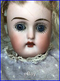 6.5 Antique S Star H Not Sure Germany Bisque Compo Body Original Wig #SF2
