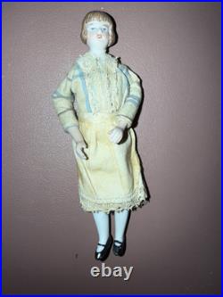 6 ANTIQUE German Bisque DOLLHOUSE DOLL with Org. Clothes 6 ANTIQUE German Bisque DOLLHOUSE DOLL with Org. Clothes