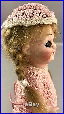 6 Antique German All Bisque Armand Marseilles 323 Googly Doll! Adorable! 18089