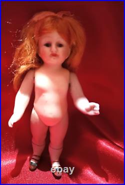 6 inch Antique Mignonette Bisque Doll German