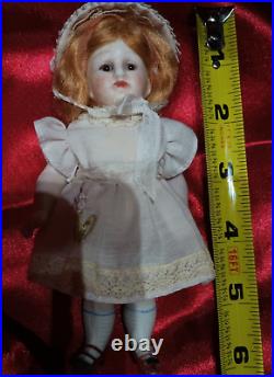 6 inch Antique Mignonette Bisque Doll German