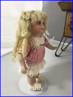 7 Antique Bisque Head Googly Nobbikid Doll AM 253 Circa 1920