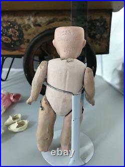 7 Antique Bisque Head Googly Nobbikid Doll AM 253 Circa 1920