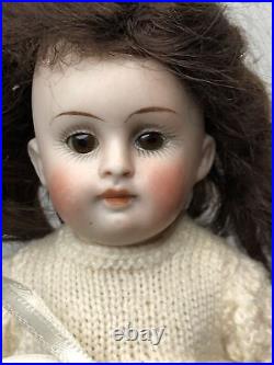 7 Antique German All Bisque Doll 208 BR Stationary Glass Eyes Jointed Limb CB 7 Antique German All Bisque Doll 208 BR Stationary Glass Eyes Jointed Limb CB