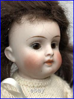 7 Antique German All Bisque Doll 208 BR Stationary Glass Eyes Jointed Limb CB 7 Antique German All Bisque Doll 208 BR Stationary Glass Eyes Jointed Limb CB