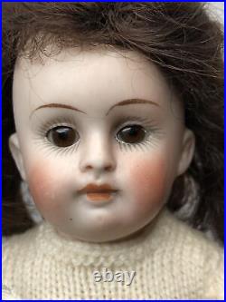 7 Antique German All Bisque Doll 208 BR Stationary Glass Eyes Jointed Limb CB 7 Antique German All Bisque Doll 208 BR Stationary Glass Eyes Jointed Limb CB