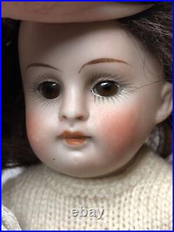 7 Antique German All Bisque Doll 208 BR Stationary Glass Eyes Jointed Limb CB 7 Antique German All Bisque Doll 208 BR Stationary Glass Eyes Jointed Limb CB