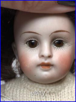 7 Antique German All Bisque Doll 208 BR Stationary Glass Eyes Jointed Limb CB 7 Antique German All Bisque Doll 208 BR Stationary Glass Eyes Jointed Limb CB