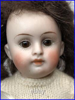 7 Antique German All Bisque Doll 208 BR Stationary Glass Eyes Jointed Limb CB 7 Antique German All Bisque Doll 208 BR Stationary Glass Eyes Jointed Limb CB