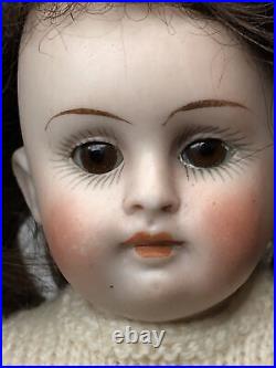 7 Antique German All Bisque Doll 208 BR Stationary Glass Eyes Jointed Limb CB 7 Antique German All Bisque Doll 208 BR Stationary Glass Eyes Jointed Limb CB