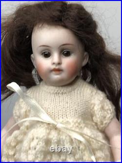 7 Antique German All Bisque Doll 208 BR Stationary Glass Eyes Jointed Limb CB 7 Antique German All Bisque Doll 208 BR Stationary Glass Eyes Jointed Limb CB