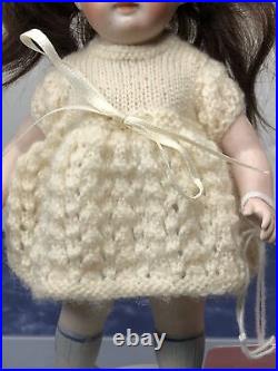 7 Antique German All Bisque Doll 208 BR Stationary Glass Eyes Jointed Limb CB 7 Antique German All Bisque Doll 208 BR Stationary Glass Eyes Jointed Limb CB