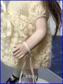 7 Antique German All Bisque Doll 208 BR Stationary Glass Eyes Jointed Limb CB 7 Antique German All Bisque Doll 208 BR Stationary Glass Eyes Jointed Limb CB