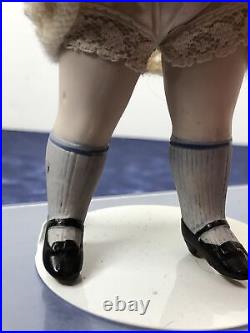 7 Antique German All Bisque Doll 208 BR Stationary Glass Eyes Jointed Limb CB 7 Antique German All Bisque Doll 208 BR Stationary Glass Eyes Jointed Limb CB