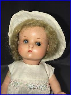 7 Antique German Painted Bisque Head Doll Googly AM JUST ME! Composition