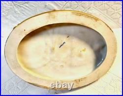 #7 Figurine Antique German Large Oval Base 6 Tall 4 Children at the Table