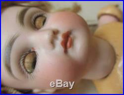 8 1/2Antique Early Kestner Doll Jointed Closed Mouth Composition Body
