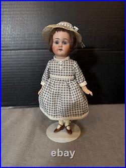 8 1/2 Antique GERMAN Gebruder Knoch All Bisque Doll