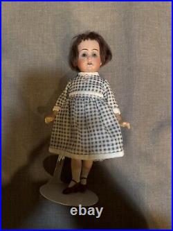 8 1/2 Antique GERMAN Gebruder Knoch All Bisque Doll